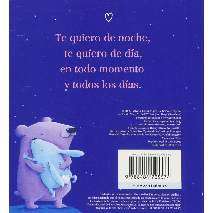 Te quiero noche y día