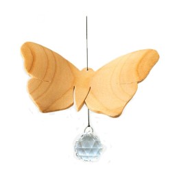 Movil de madera - Mariposa
