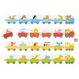 Juego de dados con trenes