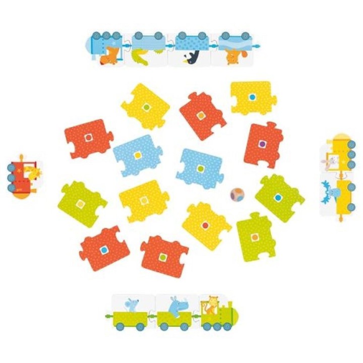 Juego de dados con trenes
