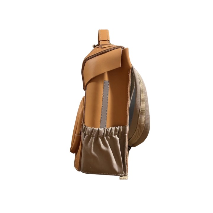 Mochila Vertical de cuero