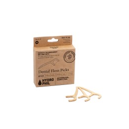 Hilo dental con soporte de bambú