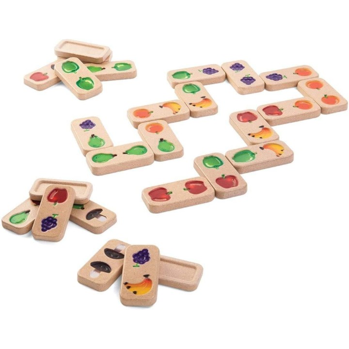 Dominó frutas Plan Toys