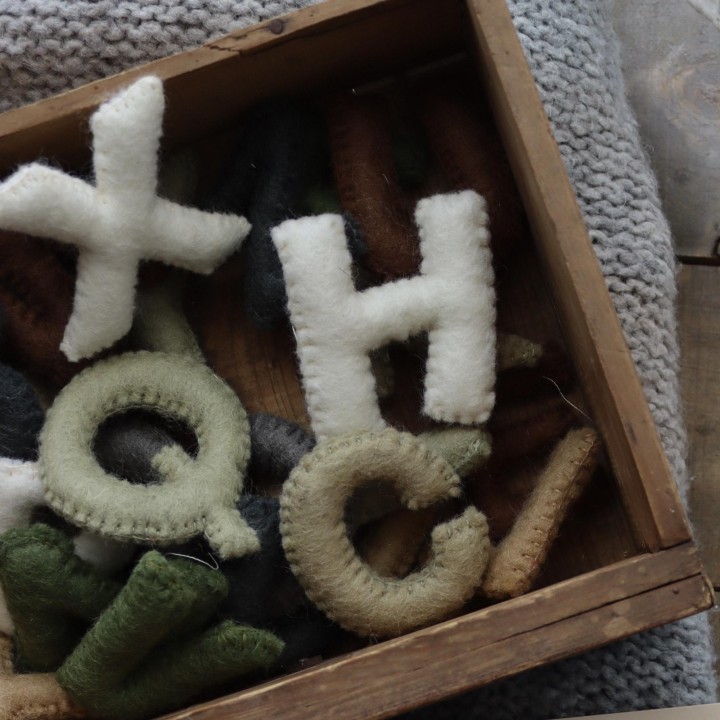 Letras de fieltro