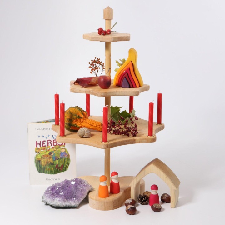 Soporte festivo de madera