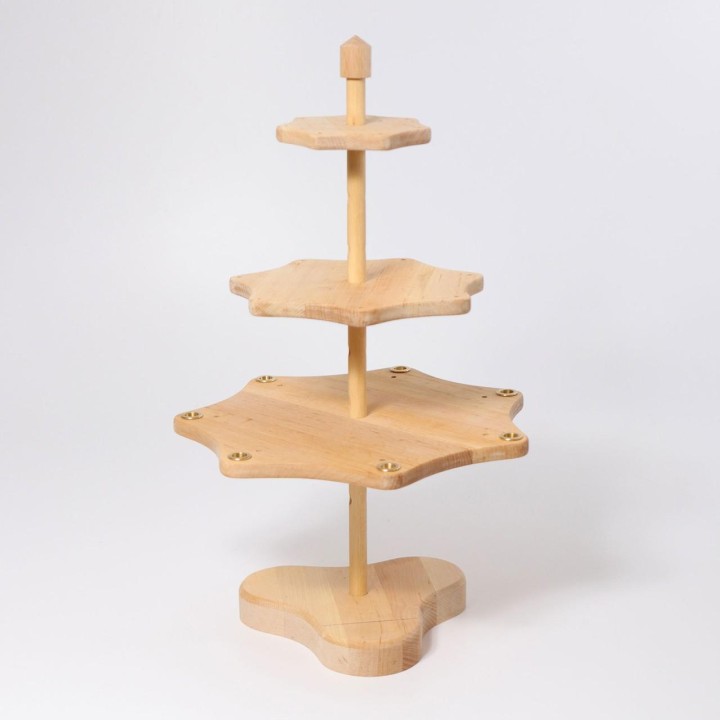 Soporte festivo de madera