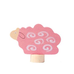 Figura de cumpleaños Oveja acostada