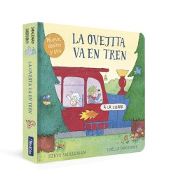 La ovejita va en tren