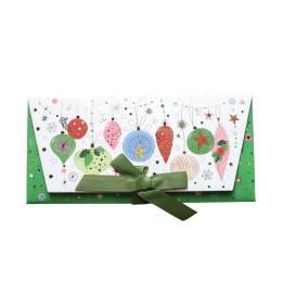 Sobre de regalo con tarjeta Bolitas de Navidad