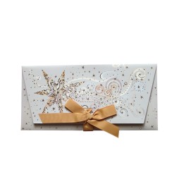 Sobre de regalo con tarjeta Estrella dorada