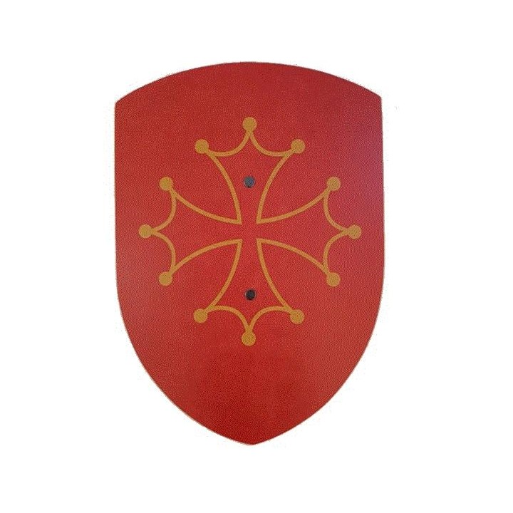 Escudo de madera cátaro