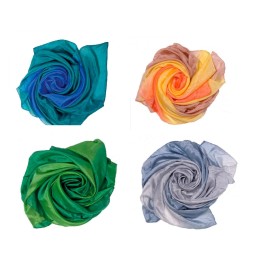 Sarah's Silks - Pañuelo de seda Oceano