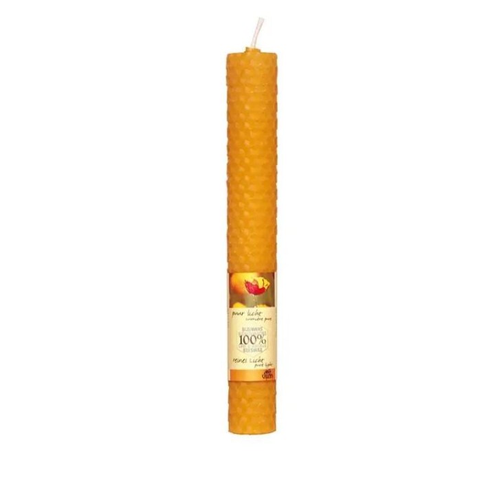 Vela de cera de abeja panal