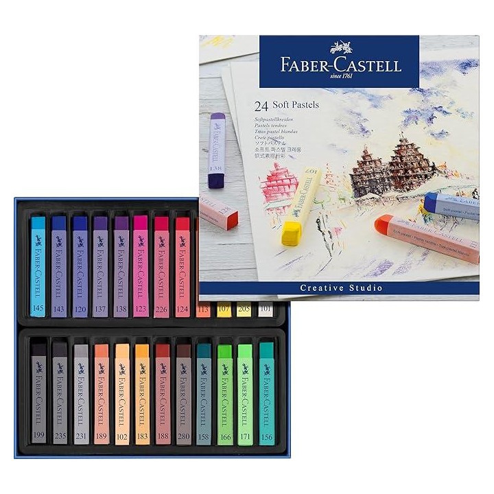 Pastel blando 24 barritas
