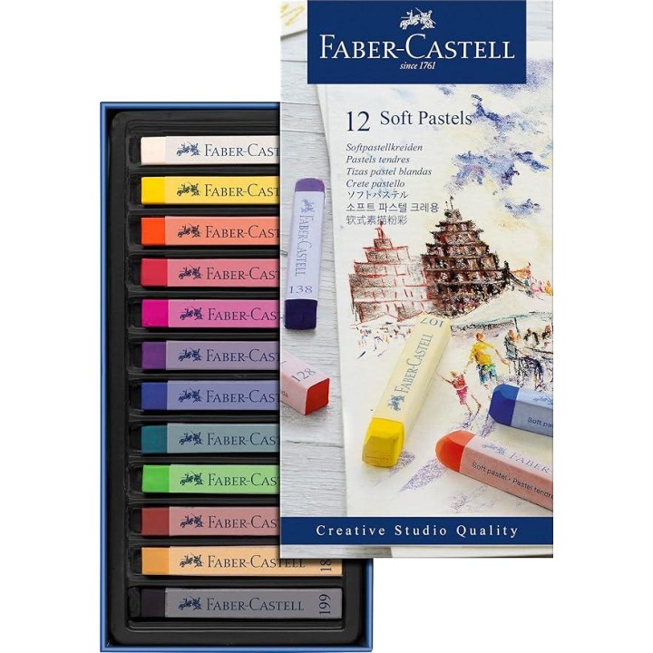 Pastel blando 12 barritas