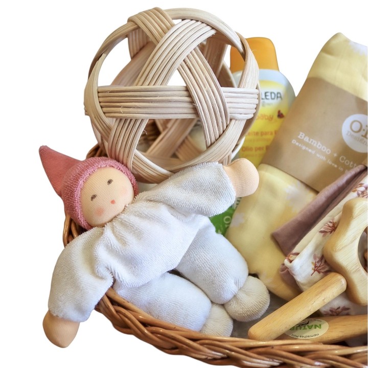 Cesta de nacimiento mimbre