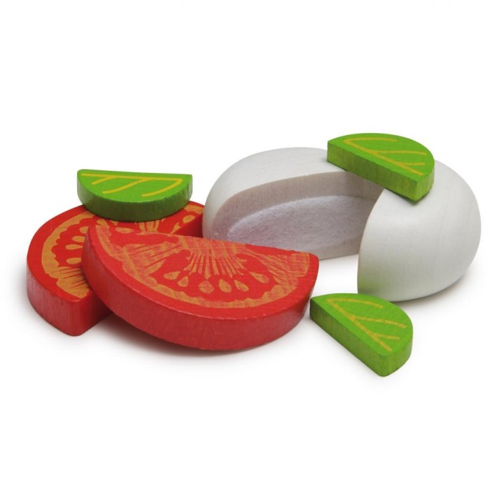 Mozzarella y tomate en lata