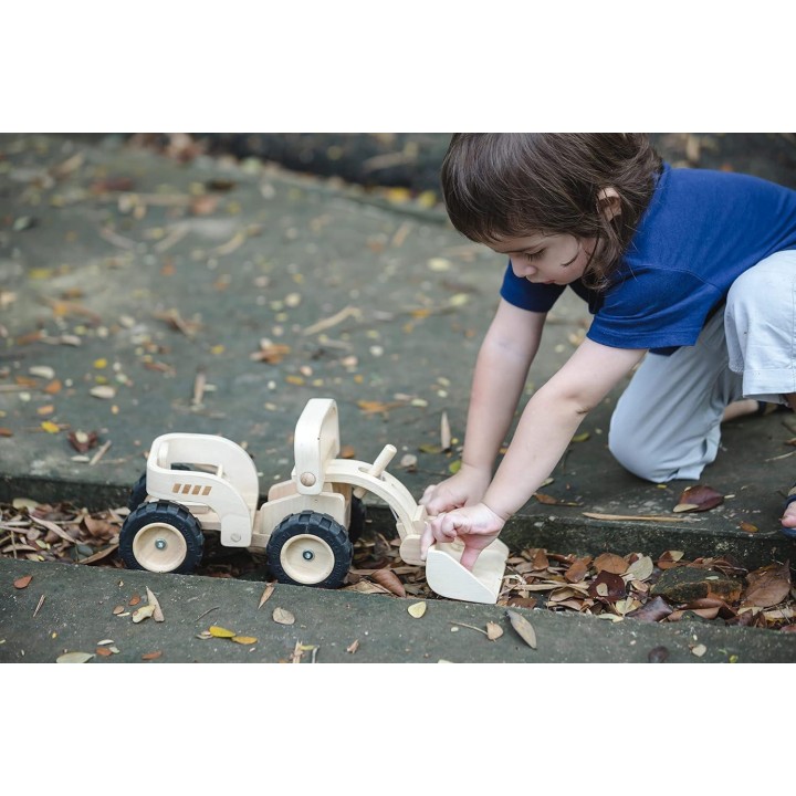 Bulldozer de madera