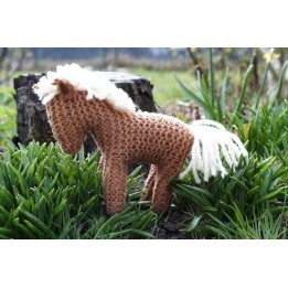 KIT PARA TEJER CABALLO MARRÓN CLARO