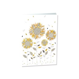 Tarjeta con sobre Girasoles