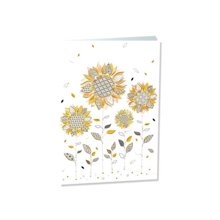 Tarjeta con sobre Girasoles