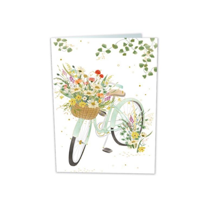 Tarjeta con sobre Bicicleta