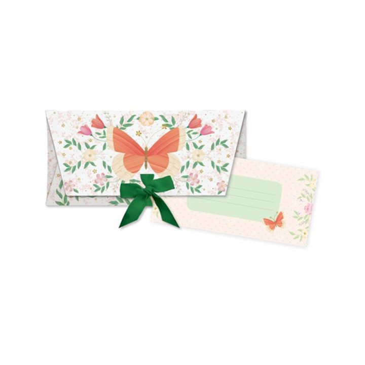 Sobre regalo con tarjeta Mariposa