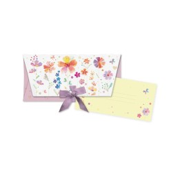 Sobre regalo con tarjeta Flores
