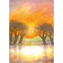Postal - El atardecer