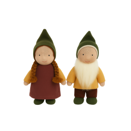 Muñecos WALDORF Gnomos Verdes
