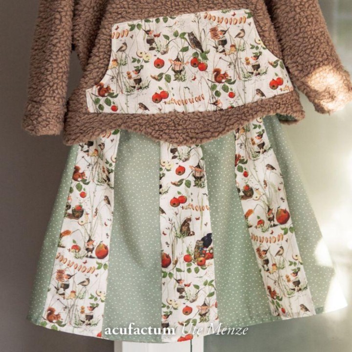 Tela de algodón orgánico  Bertie Pom