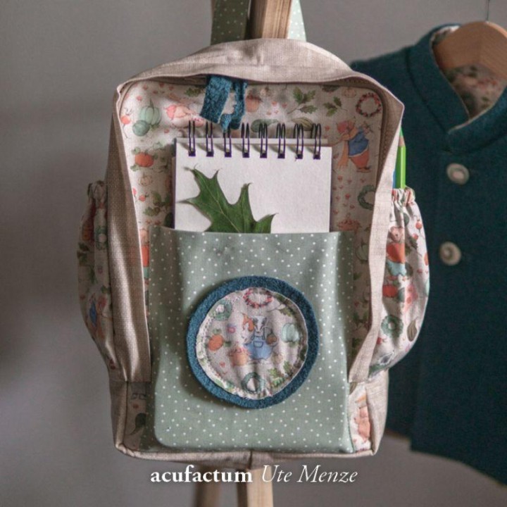 Tela de algodón orgánico  Juegos de otoño