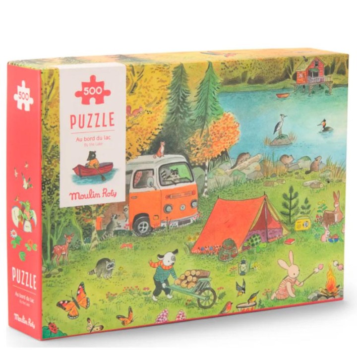 Puzzle Al borde del lago 500pzs