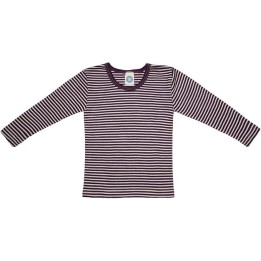 Camiseta interior niño manga larga ciruela