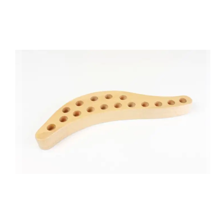 Soporte de madera para lápices de cera