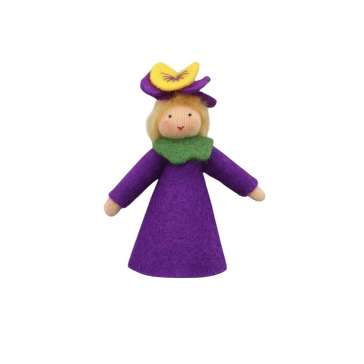 Niña Flor Violeta