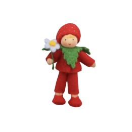 Niño flor fresa