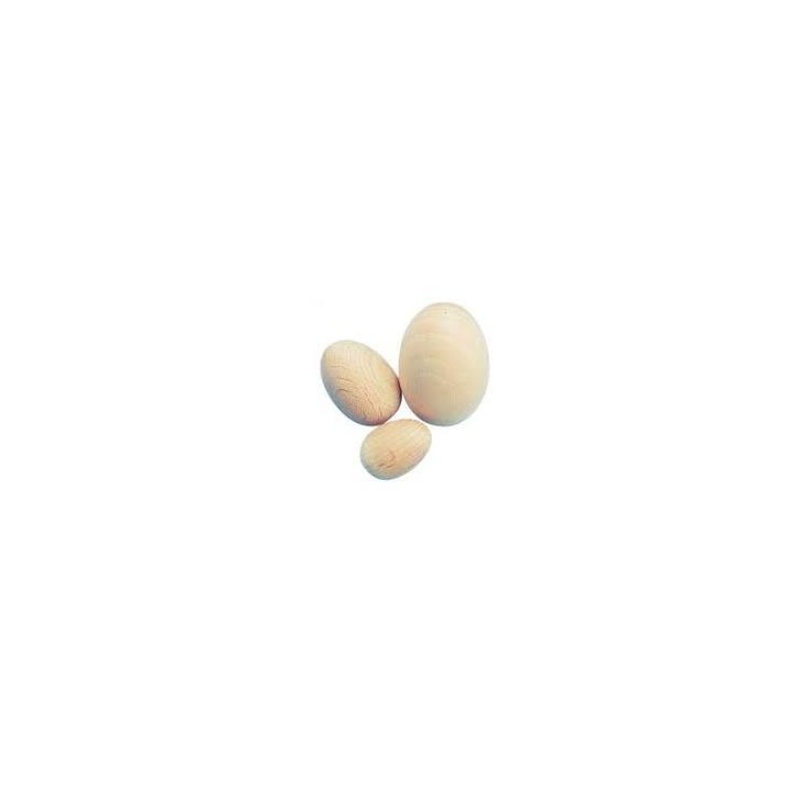 Huevos de madera natural
