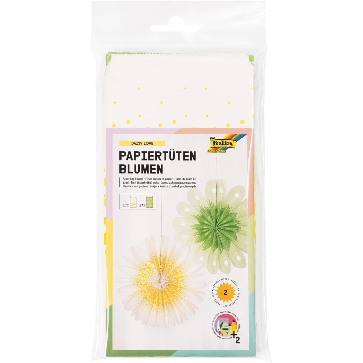 Set de bolsas para flores de papel
