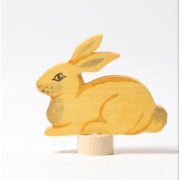 Figura de cumpleaños liebre sentada