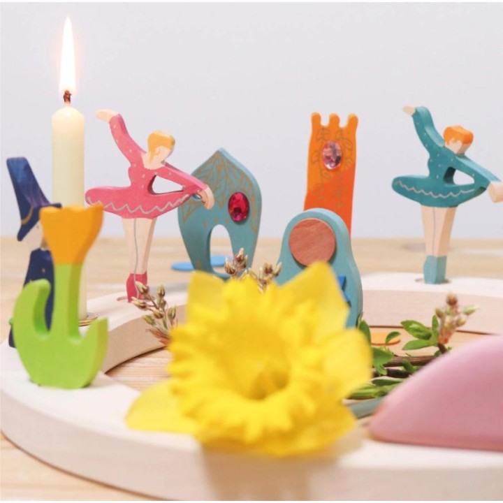 Figura de cumpleaños bailarina