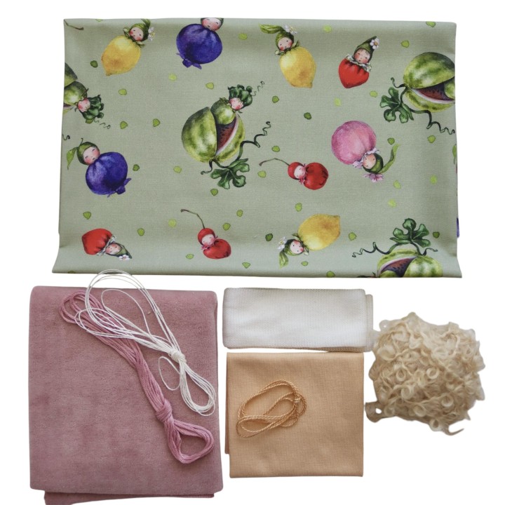 Kit para hacer muñecas Dollbelge Sunshine