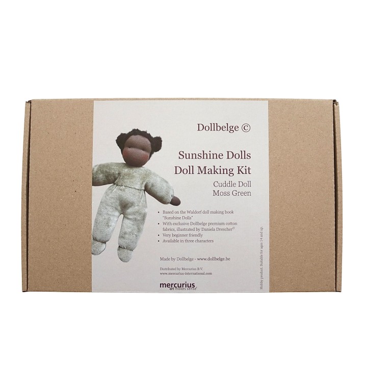 Kit para hacer muñecas Dollbelge Sunshine  - verde palido