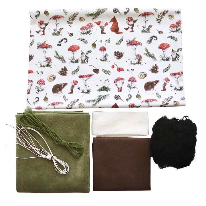Kit para hacer muñecas Dollbelge Sunshine  - verde palido