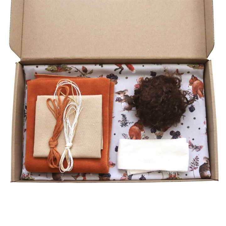 Kit para hacer muñecas Dollbelge Sunshine  - naranja otoño