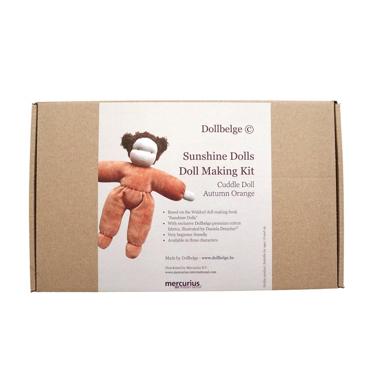 Kit para hacer muñecas Dollbelge Sunshine  - naranja otoño