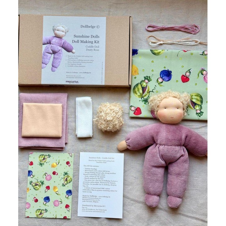 Kit para hacer muñecas Dollbelge Sunshine