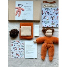 Kit para hacer muñecas Dollbelge Sunshine  - naranja otoño