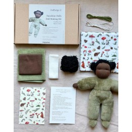 Kit para hacer muñecas Dollbelge Sunshine  - verde palido