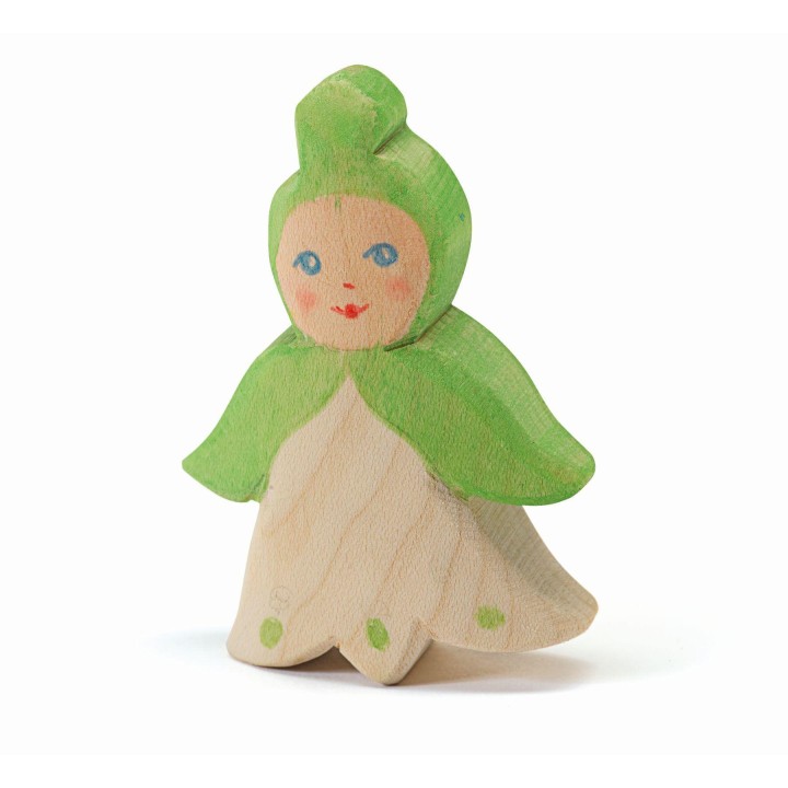 Niño flor copo de nieve